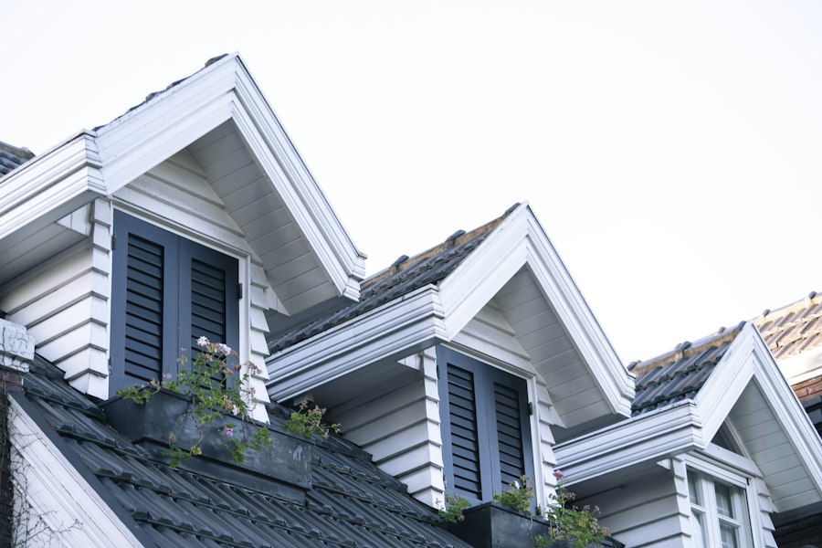 A row of houses on a residential street